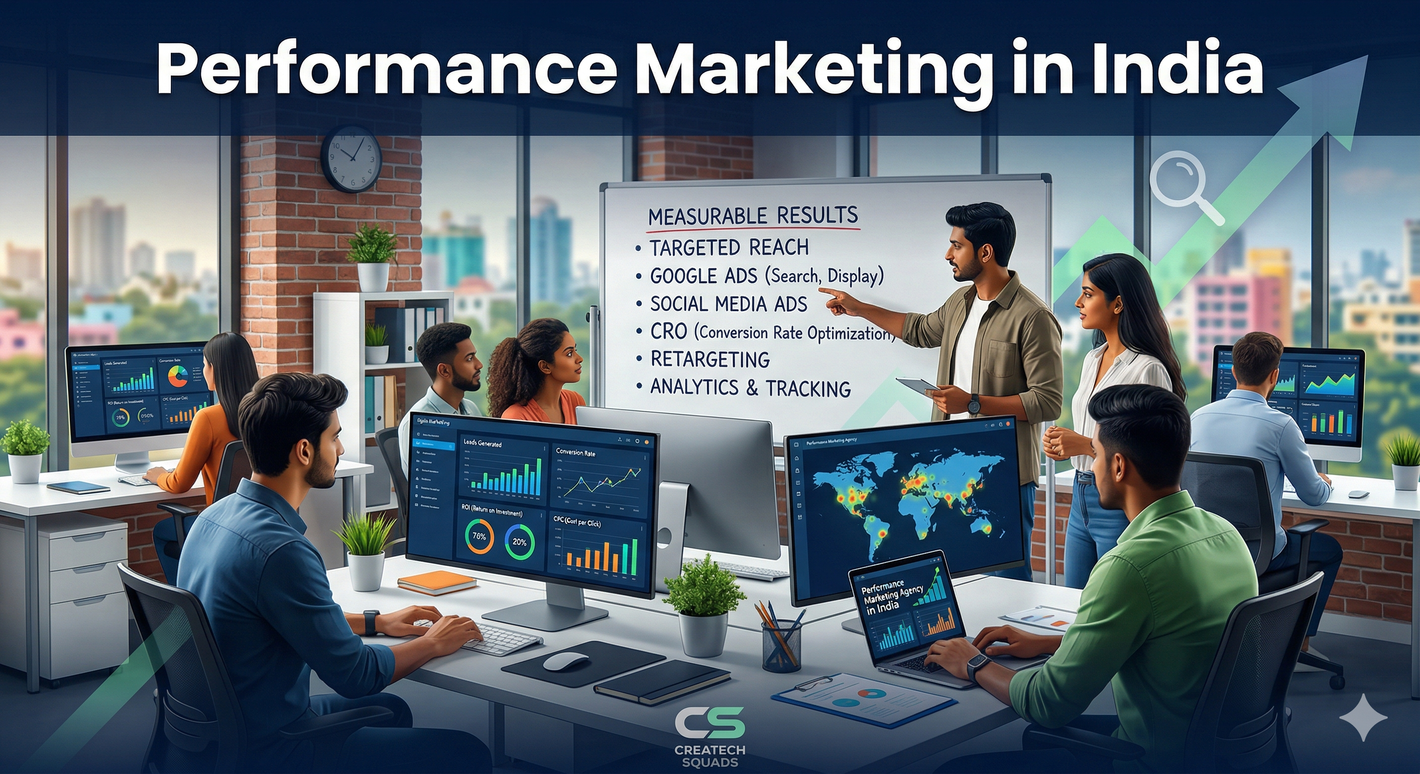 Performance Marketing & ROI Optimization by CreaTech Squads