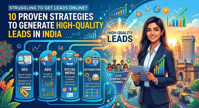 How to Generate Leads Online in India (2026): 10 Proven Methods That Actually Work