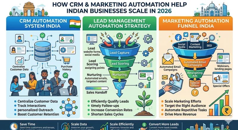 CRM & Marketing Automation System for Lead Conversion in India (2026)