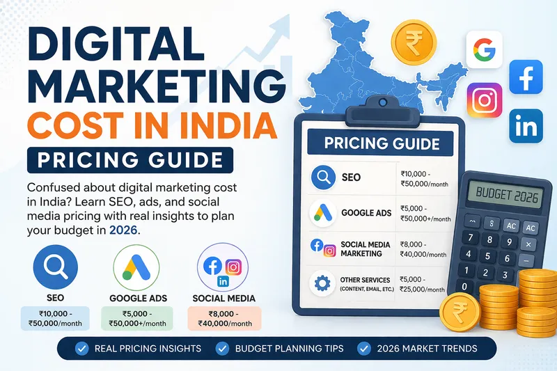 Digital Marketing Cost in India (2026): Complete Pricing Guide for Businesses