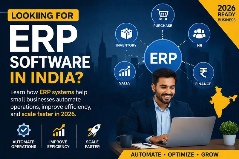 ERP Software & Business Automation System in India (2026)