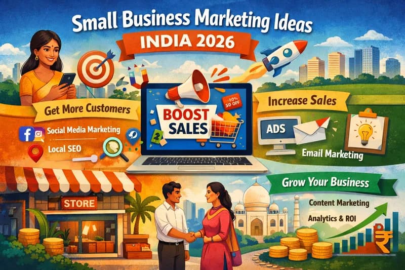 Small Business Marketing Ideas in India (2026): 15 Proven Strategies to Get More Customers