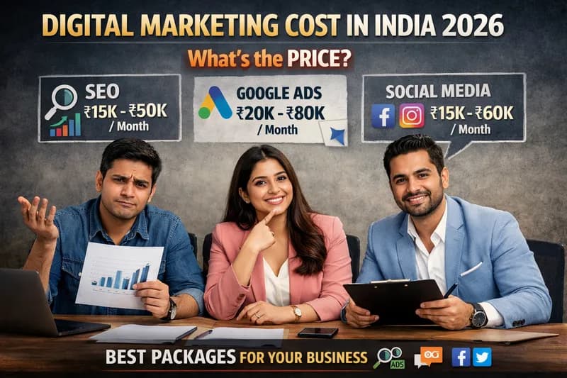 Digital Marketing Cost in India (2026): Pricing, Packages & ROI Explained