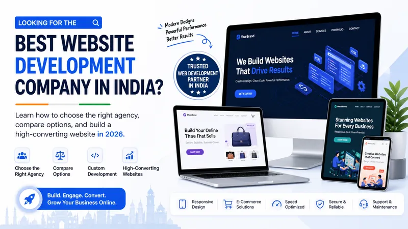 Best Website Development Company in India (2026): How to Choose the Right Partner for Your Business