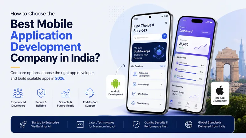 Best Mobile Application Development Company in India (2026): How to Choose the Right App Partner
