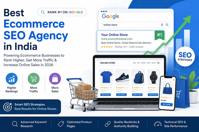Best SEO Agency in India for Ecommerce Websites (2026): How Online Stores Increase Traffic & Sales