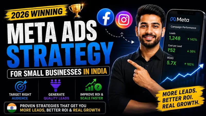 Best Meta Ads Strategy for Small Businesses in India (2026 Guide): How Businesses Generate Better Leads & Higher ROI